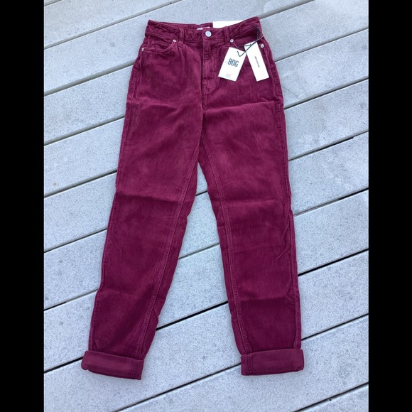 Urban Outfitters BDG High-Rise Mom Corduroy Pants - 25 - New! - Picture 3 of 5